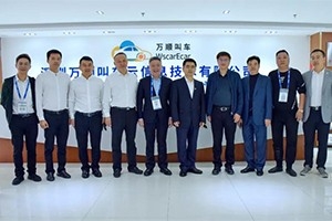 吉林長發(fā)集團領導杜劍總經理一行蒞臨萬順叫車考察交流